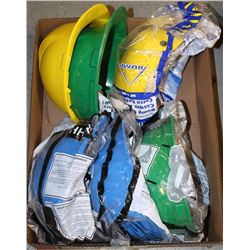 BOX WITH 6 ASSORTED COLOR CONDOR HARD HATS