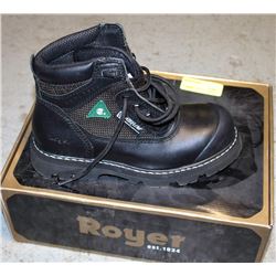 ROYER CSA APPROVED SIZE 7 WORK BOOT BLACK