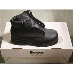 ROYER CSA APPROVED SIZE 5 BLACK BOOTS