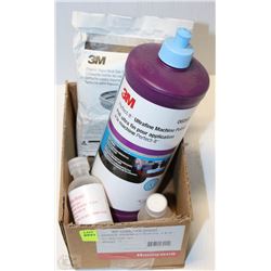 BOX OF 3M ULTRA FINE MACHINE POLISH WITH ORGANIC