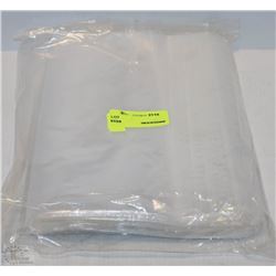 PACK OF 100 12X15 RESEALABLE POLY BAGS