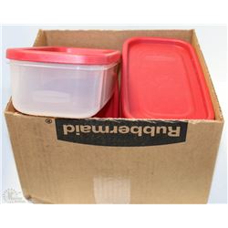 BOX OF 4 RUBBERMAID 5CUP TUPPERWEAR CONTAINERS
