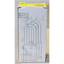 3PK OF MASTERLOCK PADLOCKS
