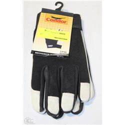 PAIR OF CONDOR LARGE MECHANICS WORK GLOVES