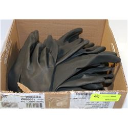 BOX OF ANSELL SZ 7 CHEMICAL RESISTANT RUBBER