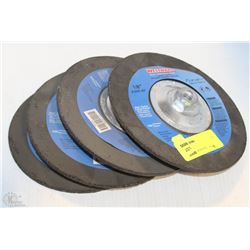 LOT OF 4 WESTWARD 1/8"X7" CUT OFF DISCS
