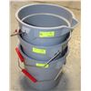 Image 1 : LOT OF 3 RUBBERMAID BUCKETS