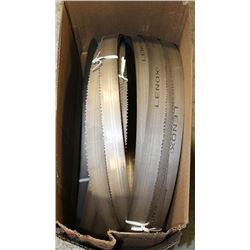 BOX OF ASSORTED BAND SAW BLADES