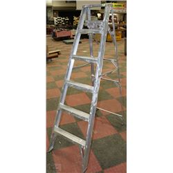LITE 6 STEP ALUMINUM STEP LADDER