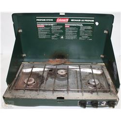COLEMAN PROPANE CAMP STOVE (USED)