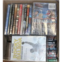 BOX OF 60 DVD'S