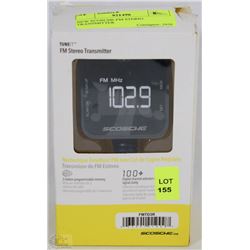 NEW SCOSCHE FM STEREO TRANSMITTER
