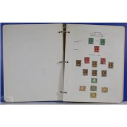 BINDER WITH STAMP COLLECTION 1859-1970