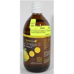 NUTRASEA+D OMEGA-3 + VITAMIN D -CRISP APPLE FLAVOR