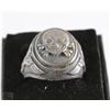 Image 1 : GERMAN TOTENKOPT RING WITH NAZI & SS STAMP ON SIDE