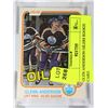 Image 1 : GLEN ANDERSON OILERS ROOKIE CARD