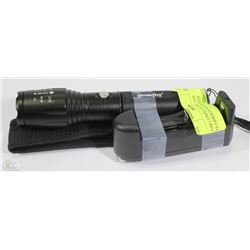 5000 LUMEN TACTICAL LED FLASHLIGHT WITH BATTERY &