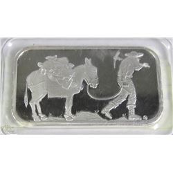 1 OZ PURE SILVER BAR