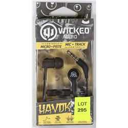 WICKED AUDIO MIC + TRACK HEADPHONE SET