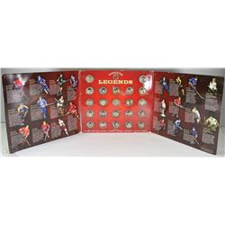 NHL HALL OF FAME COLLECTOR MEDALLION SET