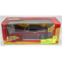 JOHNNY LIGHTNING 1969 CHEVY CAMARO Z28 BURGUNDY