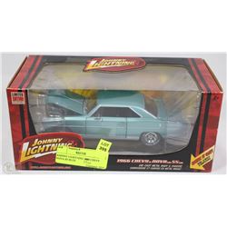 JOHNNY LIGHTNING 1966 CHEVY NOVA SS BLUE