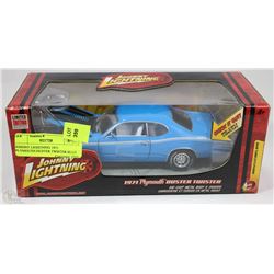 JOHNNY LIGHTNING 1971 PLYMOUTH DUSTER TWISTER BLUE