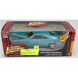 JOHNNY LIGHTNING 1969 DODGE CHARGER R/T LT BLUE
