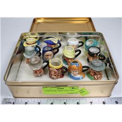 12 MINATURE 1982/83 TOBY JUGS