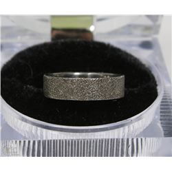 925 SILVER LADIES SOLID BAND RING - SIZE 6 1/2
