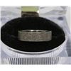 925 SILVER LADIES SOLID BAND RING - SIZE 6 1/2