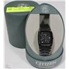 CITIZEN ECO DRIVE WATCH SQUARE FACE