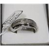 Image 1 : STAINLESS STEEL  2 TONE RING SIZE 8-3/4