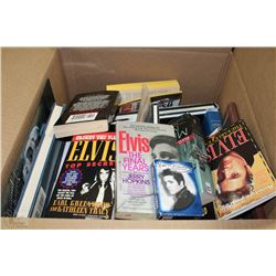 BOX OF MISC ELVIS BOOKS