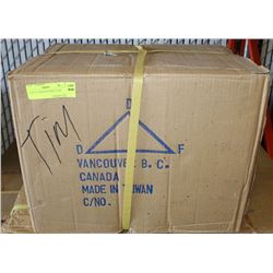 CASE OF 12 DOZEN WHITE VASES