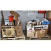 2 PALLETS OF ESTATE HOUSEWARES INCL COFFEE POT,