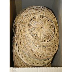 CASE OF 14" WICKER BASKETS - 24 PER BOX