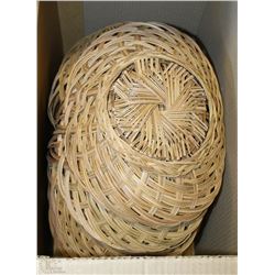 CASE OF 14" WICKER BASKETS - 24 PER BOX
