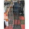ASSORTMENT OF 4 METAL CD RACKS