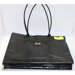 REPLICA DG  PURSE BLACK SNAKESKIN