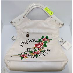 REPLICA ED HARDY WHITE PURSE