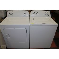 AMANA TOP LOAD WASHER AND DRYER