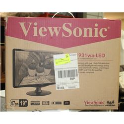NEW VIEWSONIC 19 INCH TRUE HD WIDE
