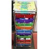 Image 1 : MULTI COLOUR 10 DRAWER CRAFTING CART WITH
