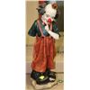 Image 1 : CERAMIC CLOWN MADE IN ITALY (14.5"H)