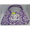 Image 1 : REPLICA CHANEL PURSE - PURPLE & WHITE