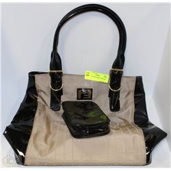 REPLICA FENDI PURSE - BLACK & TAN