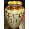 Image 1 : LARGE GOLD COLORED VASE