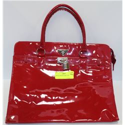 REPLICA PRADA PURSE - RED LATEX