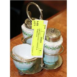 COLLECTIBLE SALT, PEPPER & MUSTARD SET